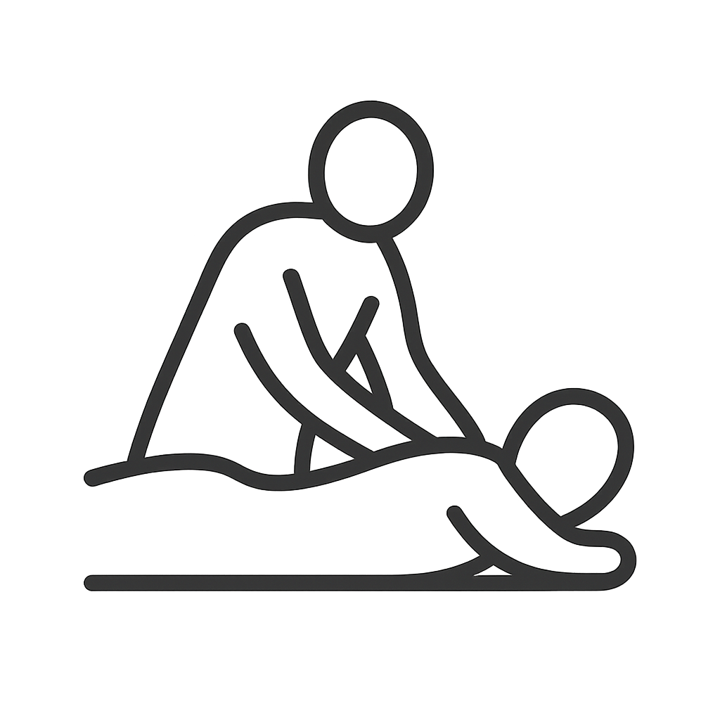 A grey stick figure on a black background, depicted in a classic yoga position.